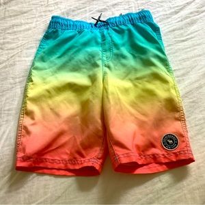 Abercrombie Kids Boys Tropical Gradient Swim Trunks